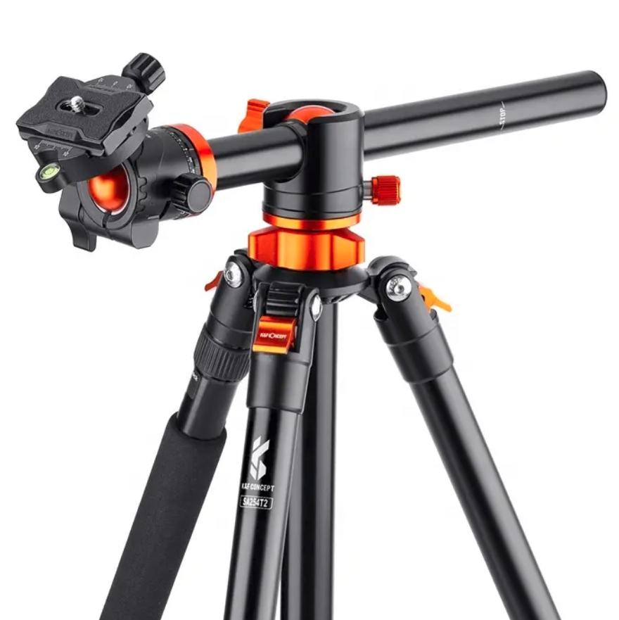 K&F Concept Aluminium tripod (Transverse Center Column) KF09.090V1 - 1